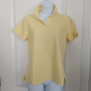 LAST CHANCE Yellow, LLBean, Misses XS polo. Vents, band sleeve. Bundle w/ white!